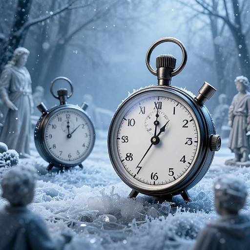 War of Chronometers in Frozen Valley
