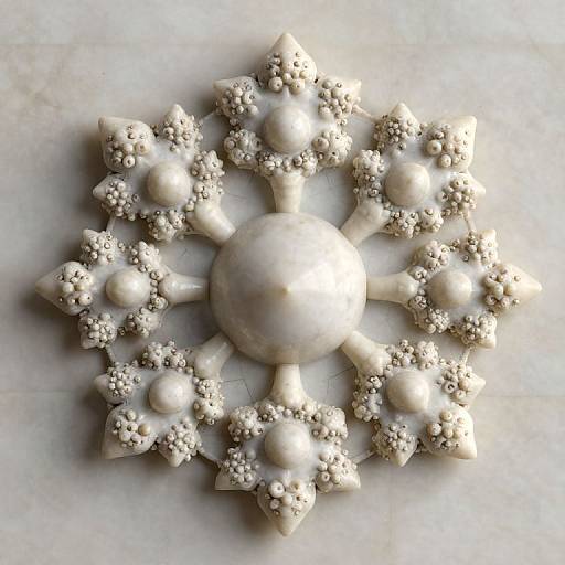 Mandelbrot-Inspired Marble Architecture
