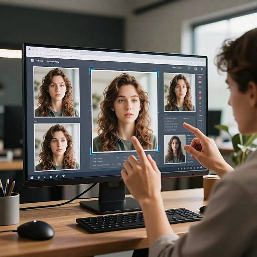 Futuristic AI AR Image Creation