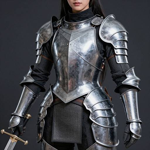 Artemis Woman in Armor with Sword