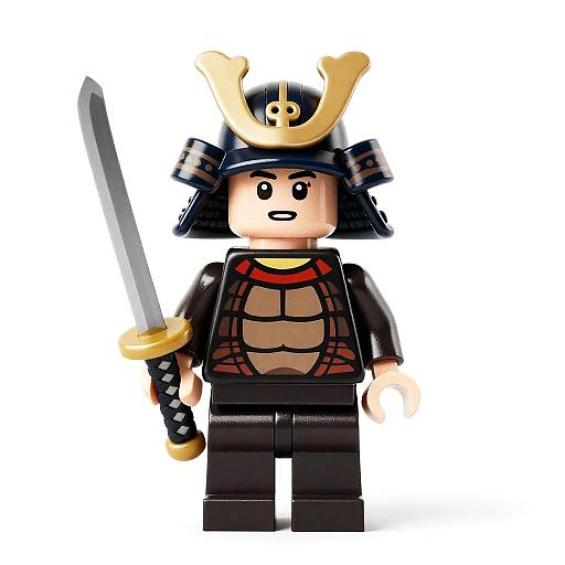 Elaborate Samurai Tortoise Minifigure
