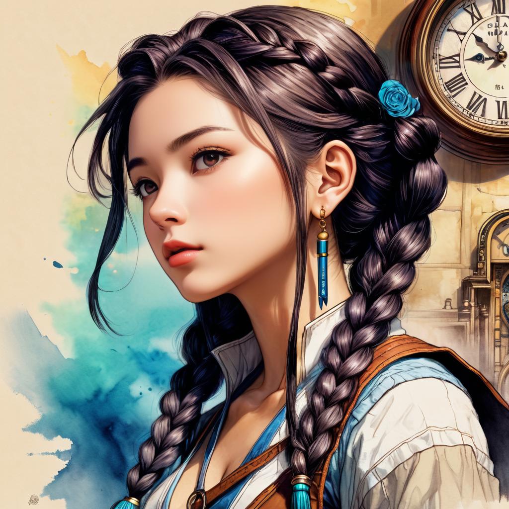 Yuna Enchanted: Timeless Beauty Portrait