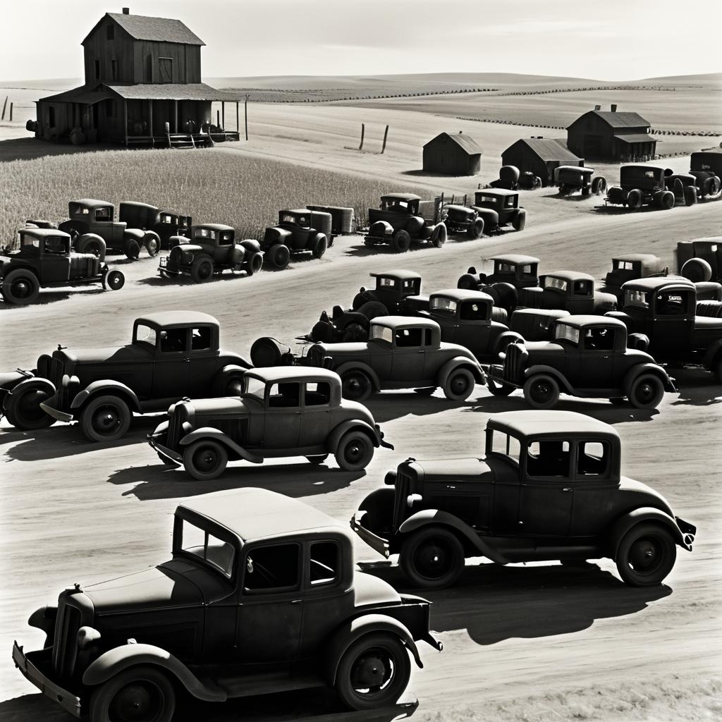 Vintage Film Still from The Grapes of Wrath