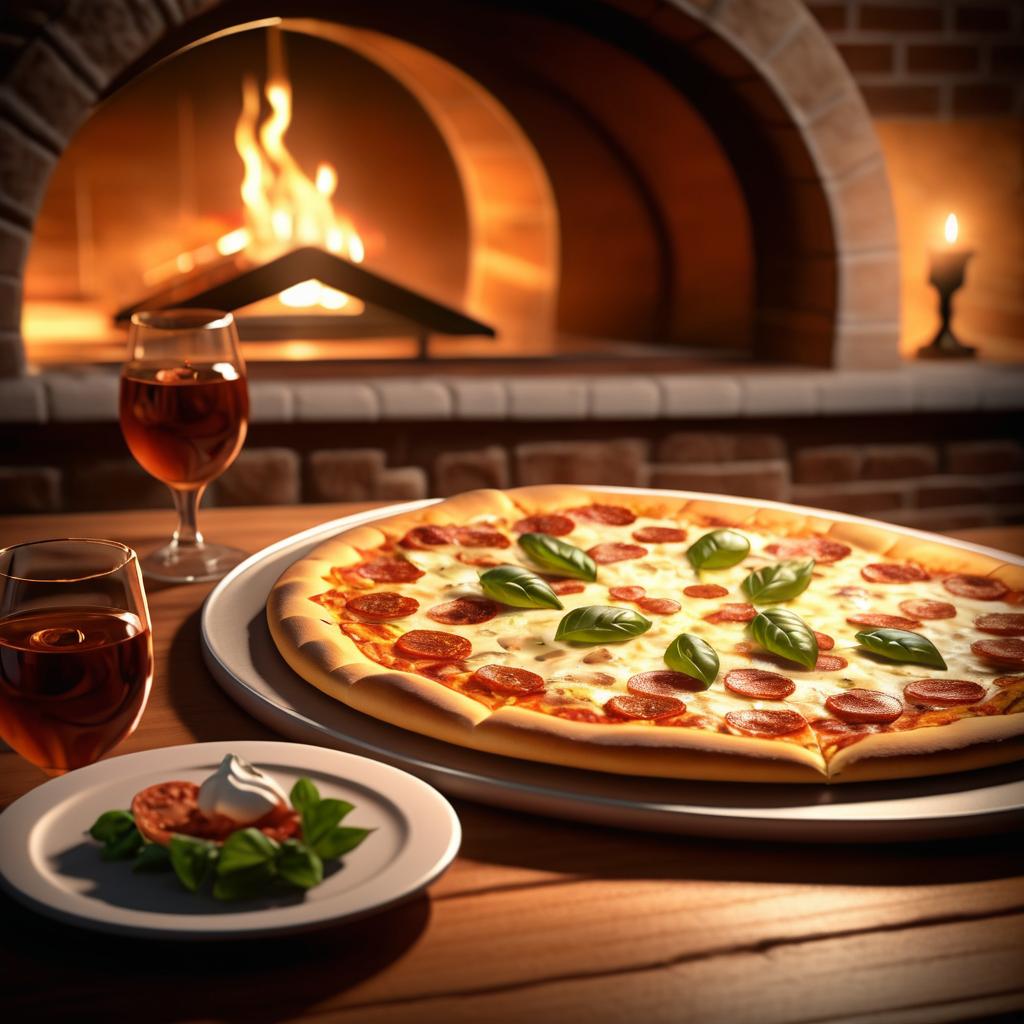 Gourmet Pizza in Cozy Italian Ambiance