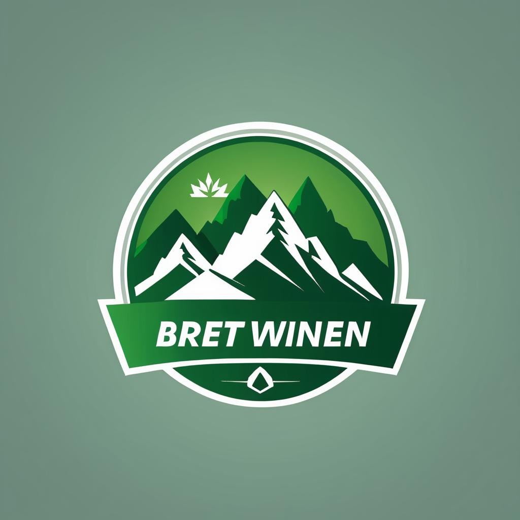 Award-Winning Mountain Emblem Logo Design