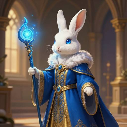White Rabbit Mage in Fantasy Hall