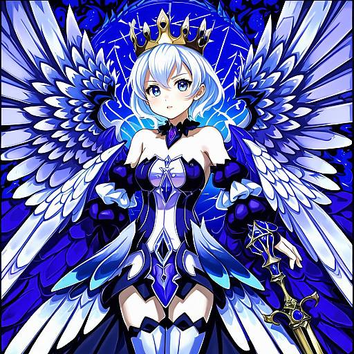 Illustration of Gwendolyn (odin sphere), odin sphere in the style of Moisture (chichi)