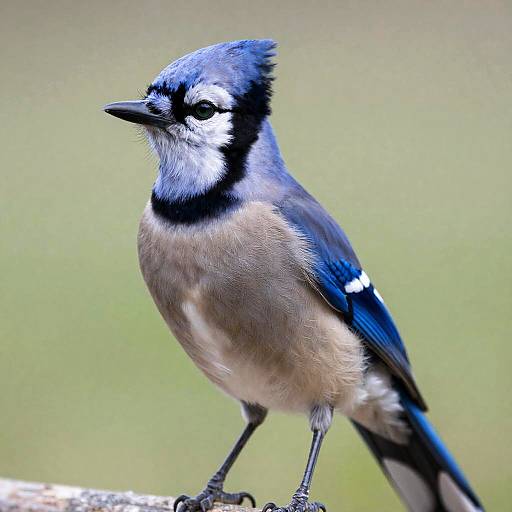 Close-up of Blue Jay Bird