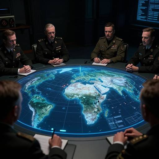 War Room Risiko Strategy Session