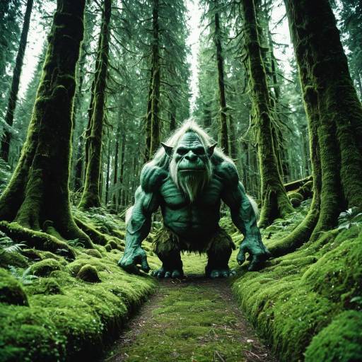 Emerald Forest Troll in Mossy Woodland