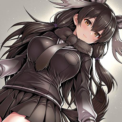 Illustration of Moose (kemono friends), kemono friends in the style of Tokita monta