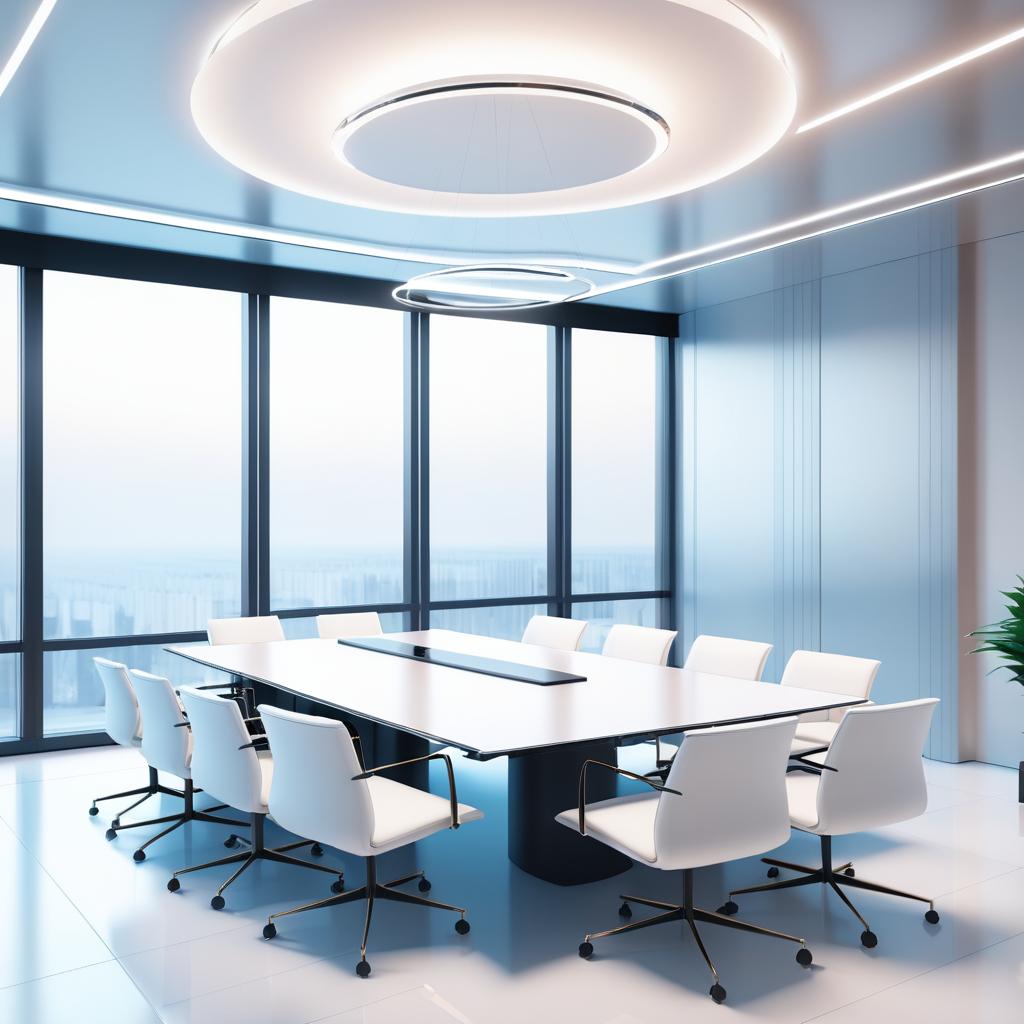 Futuristic Conference Room for Strategizing