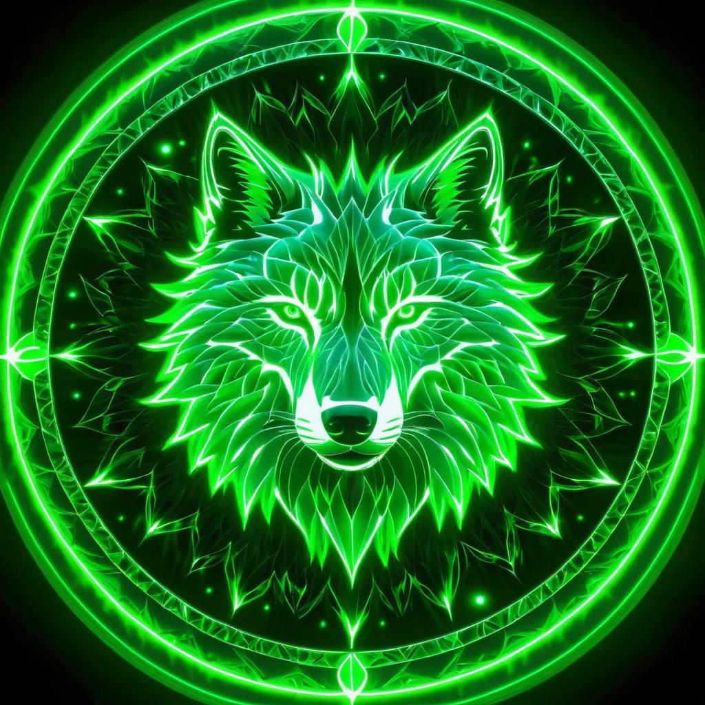 Majestic Wolf Essence in Radiant Isotope