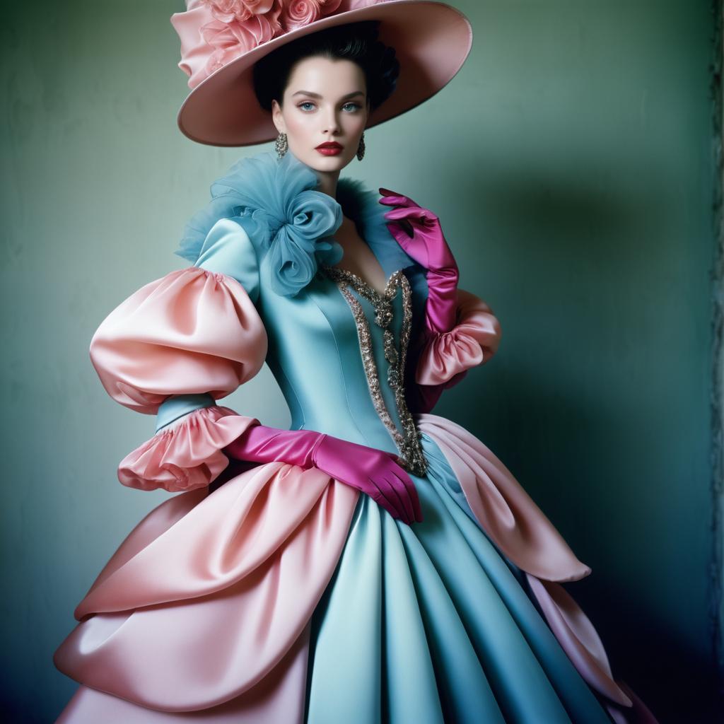 Enchanting Portrait of a Fashion Icon