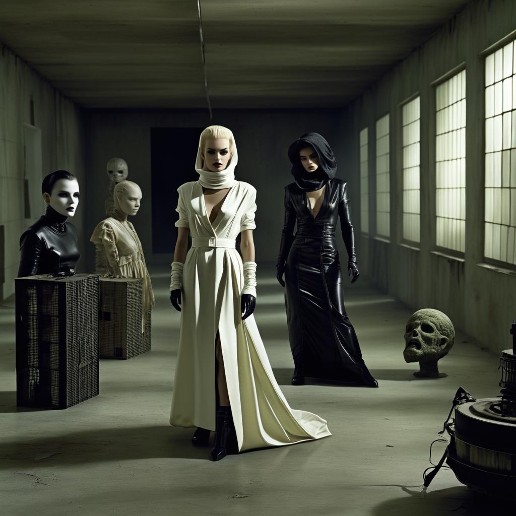 Eerie Balenciaga: Monsters in Fashion Shoot