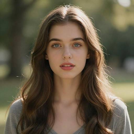 Serene Woman in Natural Light