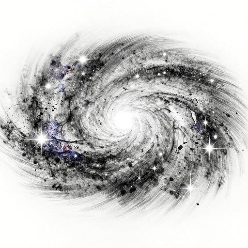 Realistic Pencil Galaxy Sketch Tutorial