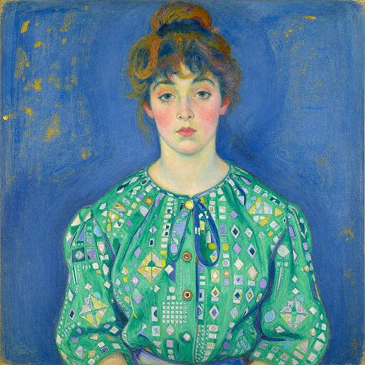 Pierre Bonnard Style Woman Portrait
