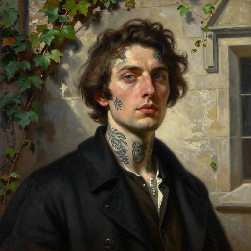 Neo-Classical Portrait of Enigmatic Figure