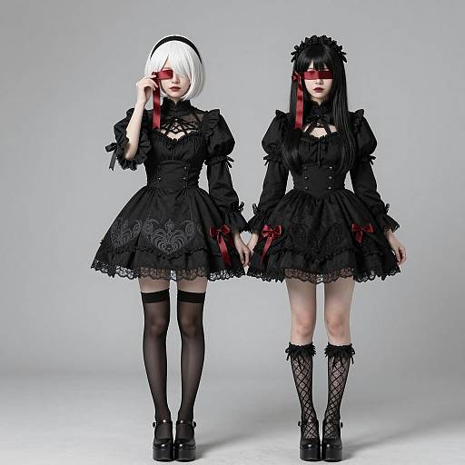 Gothic Lolita Elegance in Shadows