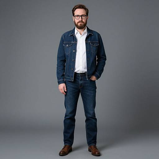 Jeff American Dad Full Body Portrait