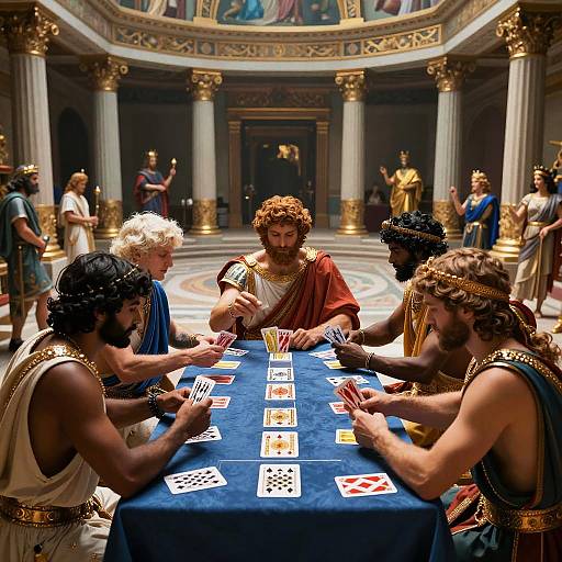 Greek Gods Card Game Showdown