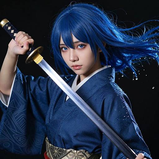 Epic Water Katana Warrior Girl