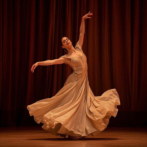 Graceful Dancer Tinaka in Theater