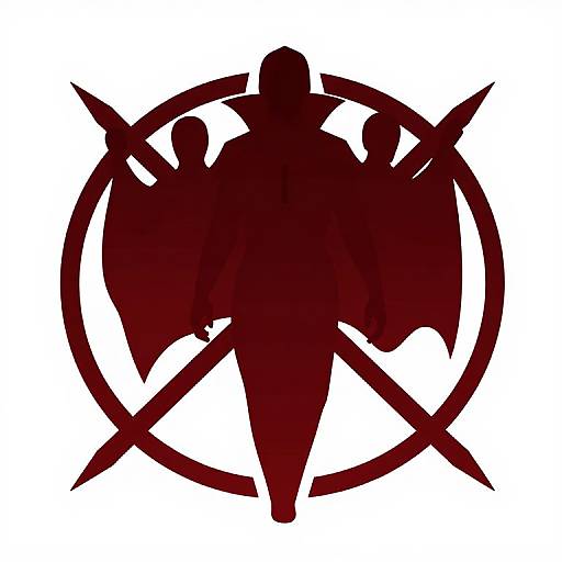 Dark Red Vampire Fighter Emblem