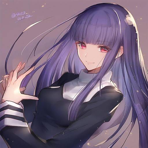 Illustration of Asagami fujino, kara no kyoukai in the style of Oro (sumakaita)