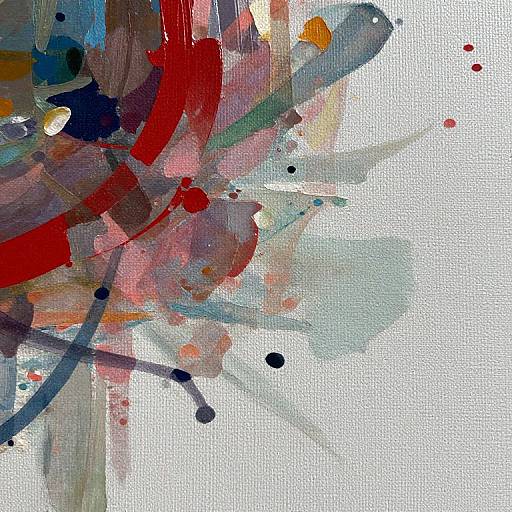 Abstract Textured Canvas with Patterns