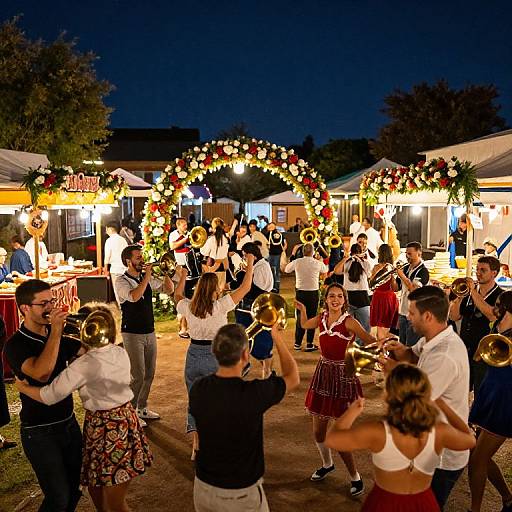 Kermès Celebration with Brass Band