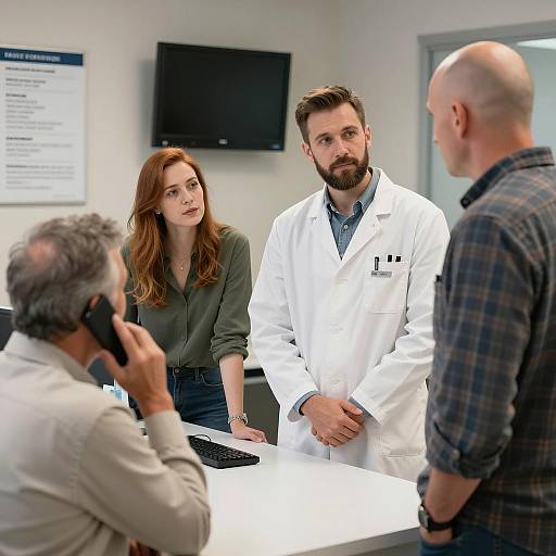 Dynamic Scene in a Medical Office