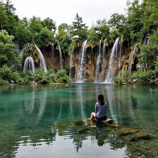 Solitude at Plitvice Lakes