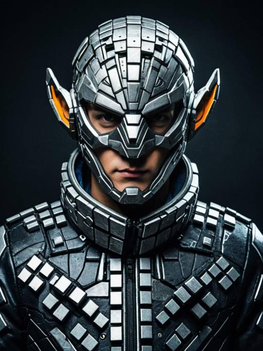 Futuristic Armor Costume Portrait