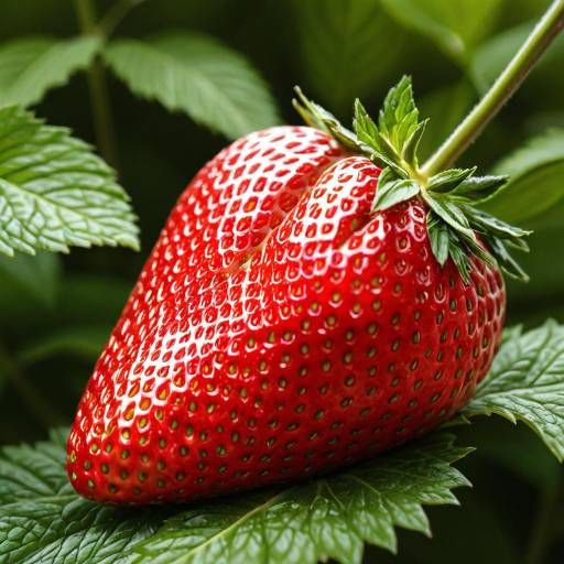 Pocket-Sized Fish on a Strawberry