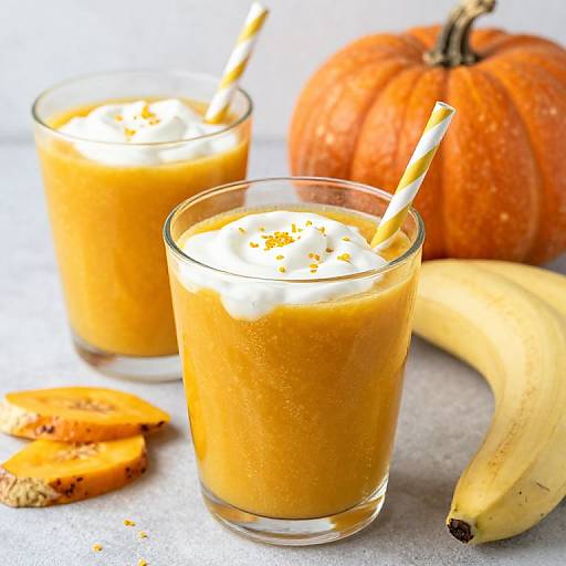 Creamy Pumpkin Banana Smoothie