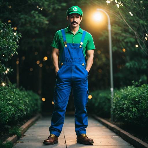 Dramatic Luigi Cosplay Costume Design