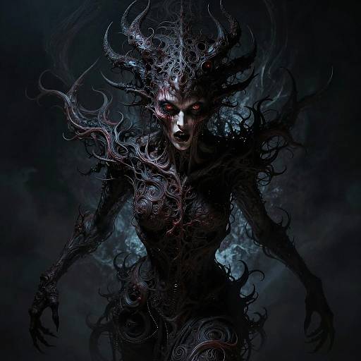 Eldritch Demonic Horror Portrait