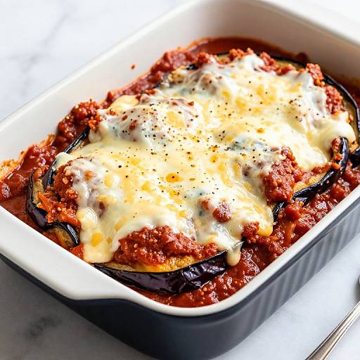 Healthy Sheet Pan Eggplant Parmesan