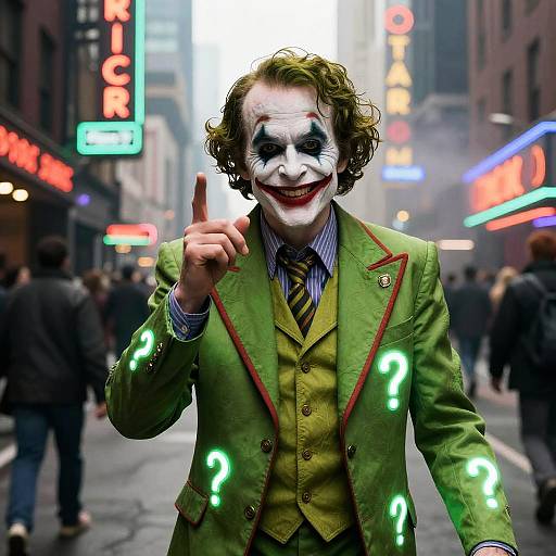 Robin Williams as The Riddler