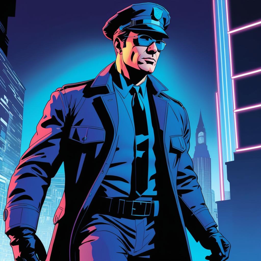 Dynamic DC Comics Beat Cop Inspired by Holmes