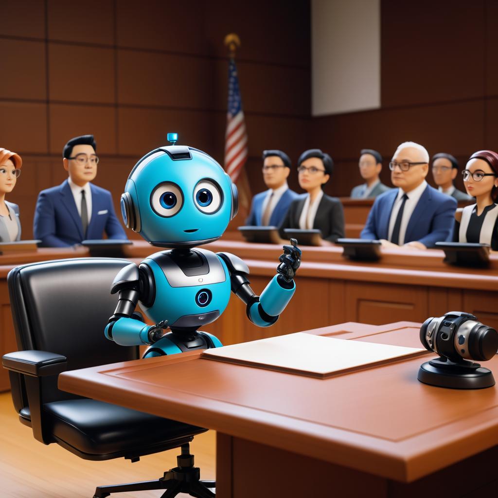 Whimsical Pixar Courtroom Adventure