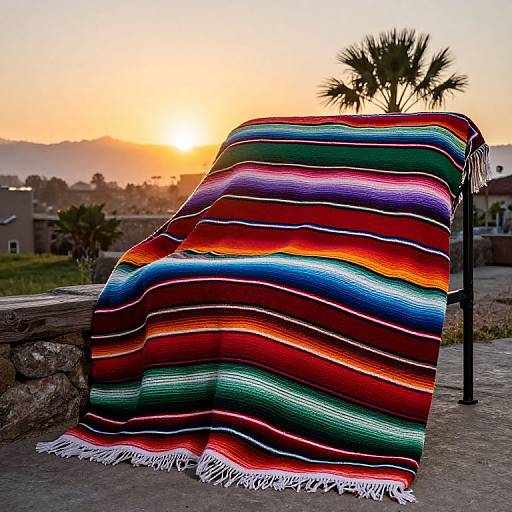 Sunrise Over Mexican Blanket