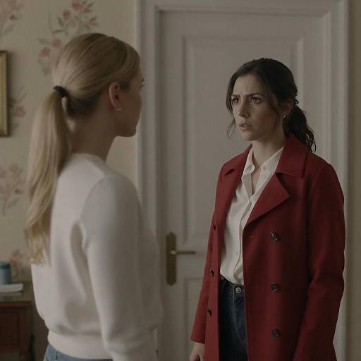 Dramatic Portrait of Two Women