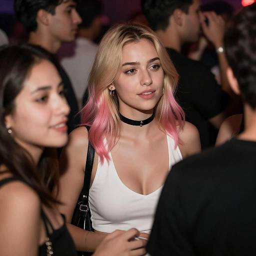 Vibrant Party Scene with Unique Characters