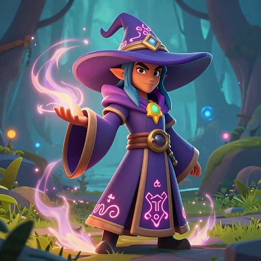 Whimsical Fantasy Mage Fortnite Skin