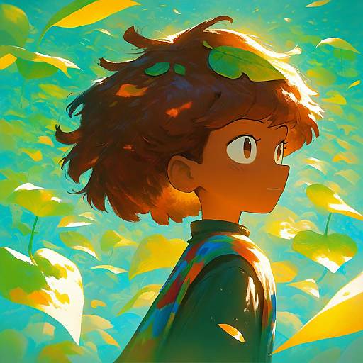 Illustration of Anne boonchuy, amphibia in the style of Fjsmu