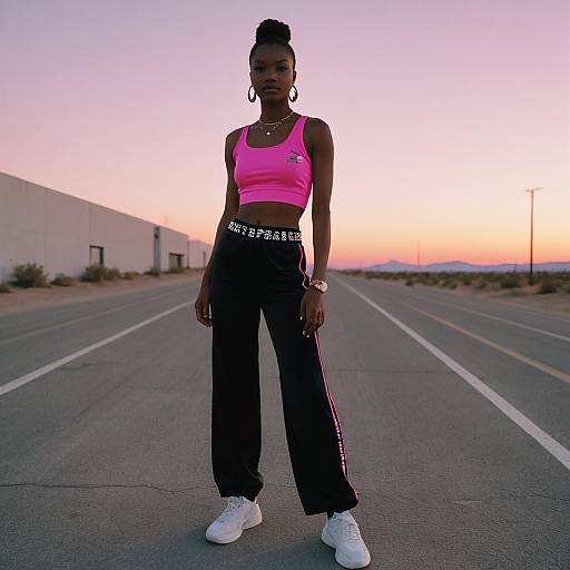 Y2K Fashion: Minimalist Desert Shoot