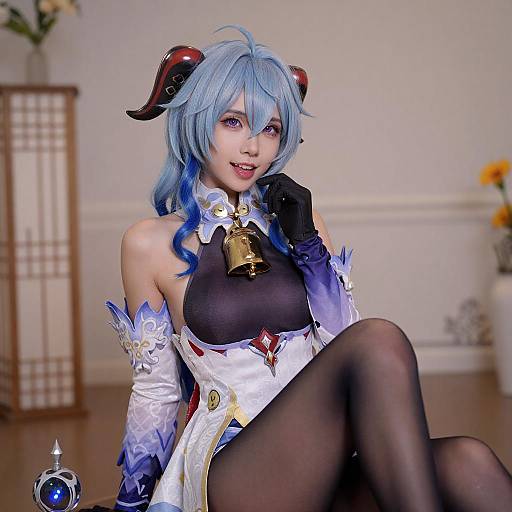 Ganyu Character Portrait Masterpiece